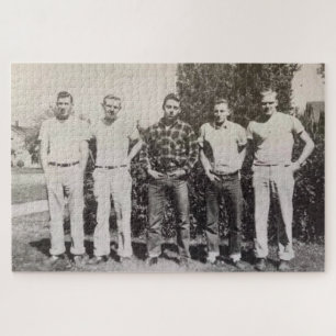 Fünfzigerjahre Mann-Puzzlespiel Puzzle