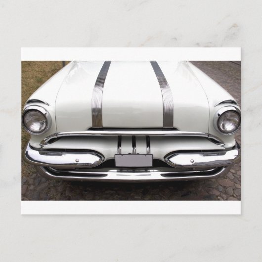 Fünfzigerjahre Pontiac Postkarte (Vorderseite)