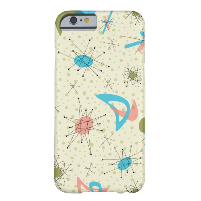 Fünfzigerjahre Retro atomarentwurf Case-Mate iPhone Hülle (Rückseite)