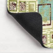 Fünfzigerjahre Retro Entwürfe Mousepad (Ecke)