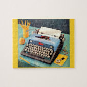 Fünfzigerjahre Schreibmaschinen-Anzeigenbild Puzzle (Horizontal)