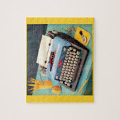 Fünfzigerjahre Schreibmaschinen-Anzeigenbild Puzzle (Vertikal)