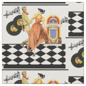 Fünfzigerjahre Stoff (Nahaufnahme)