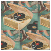 Fünfzigerjahre tragbarer stoff (Nahaufnahme)