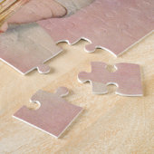 Fünfzigerjahre Yardley Anzeige mit Puppe Madame Puzzle (Seite)