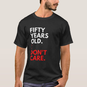 Fünfzigjährig, ich liebe es, am 50. Geburtstag 50 T-Shirt