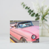 Fünfzigjährige Autos Kuba Postkarte (Stehend Vorderseite)