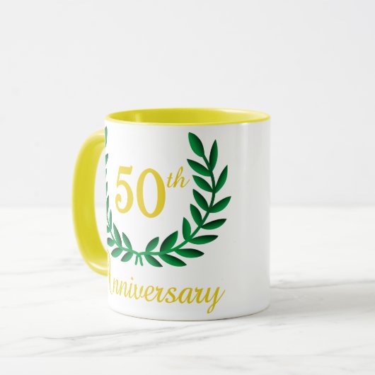 Fünfzigjähriger Tasse (Vorderseite Links)