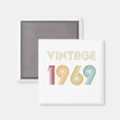 Fünfzigjähriges Geschenk 50. Geburtstag Vintag 196 Magnet (Vorderseite/Rückseite)