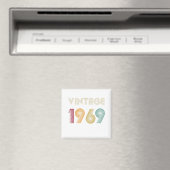 Fünfzigjähriges Geschenk 50. Geburtstag Vintag 196 Magnet (In Situ (Geschirrspüler))
