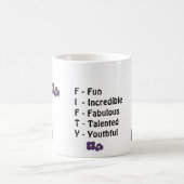 Fünfzigster Geburtstag Kaffeetasse (Mittel)