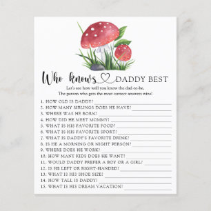 Fungi Baby Dusche Wer Papa für das beste Spiel ken