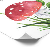 Fungi Baby Shower Momosa Bar Poster (Ecke)