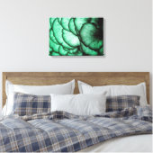 Fungi-Blume/Natur-Abstrakt Leinwanddruck (Insitu (Schlafzimmer))