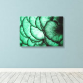 Fungi-Blume/Natur-Abstrakt Leinwanddruck (Insitu (Holzboden))