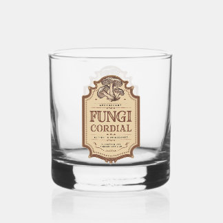Fungi Cordial Halloween-Party Vintag Whiskyglas