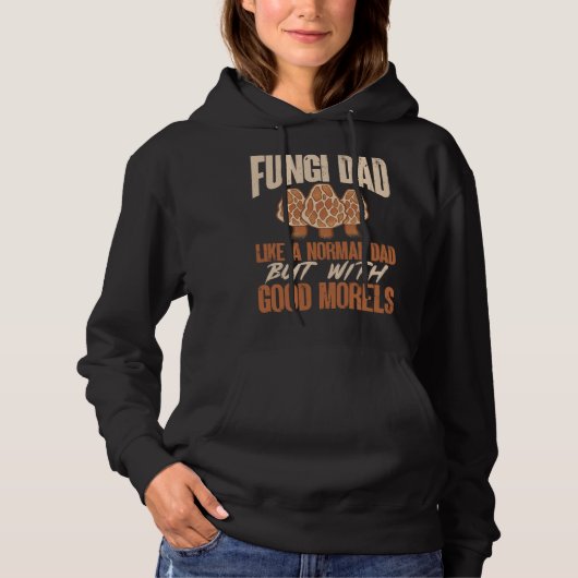 Fungi Dad Mushroom Hunting Morel Hunter Foraging Hoodie (Vorderseite)