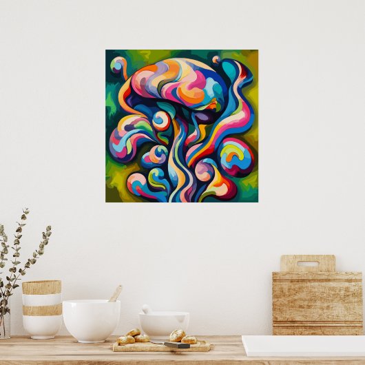 Fungi Dreamscape Poster (Küche)