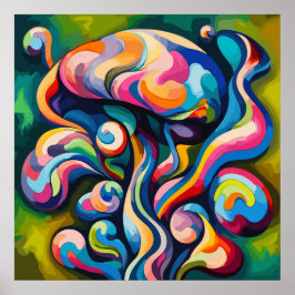 Fungi Dreamscape Poster