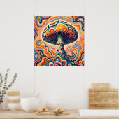 Fungi Dreamscape Poster (Küche)