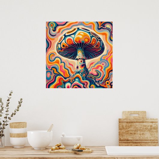 Fungi Dreamscape Poster (Küche)