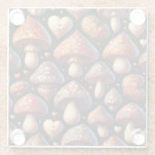 Fungi Family Glasuntersetzer (Rückseite)