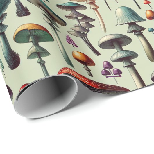 Fungi Forest Geschenkpapier (Rolleneckpunkt)