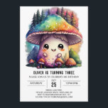 Fungi Friends Mushroom Geburtstag Einladung<br><div class="desc">Feiern Sie gemeinsam mit unseren Fungi Friends Mushroom zum Geburtstag. Dieses Design zeichnet sich durch zauberhafte Pilzfiguren und Waldbegleiter aus und verspricht eine Feier voller Kameradschaft und Freude. Die fröhlichen Farben und die lieblichen Charaktere schaffen eine reizvolle Atmosphäre, die den perfekten Ton für eine Geburtstagsfeier setzt, bei der jeder Augenblick...</div>