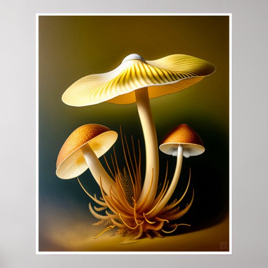 Fungi-Malerei Poster (Vorne)