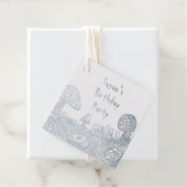 Fungi Meadow Foil Favor Tags (Mit Box)