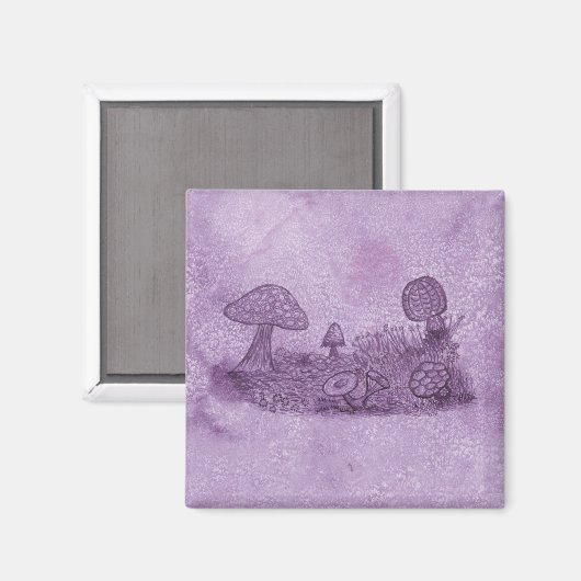 Fungi Meadow Magnet (Vorderseite/Rückseite)