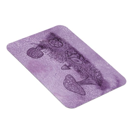 Fungi Meadow Rectangle Magnet (Rechte Seite)