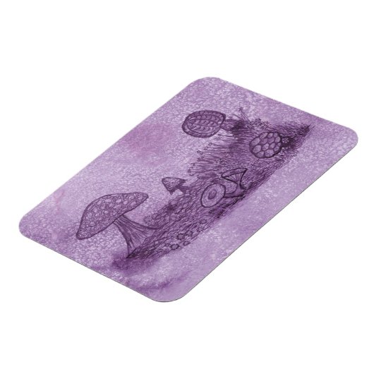Fungi Meadow Rectangle Magnet (Linke Seite)