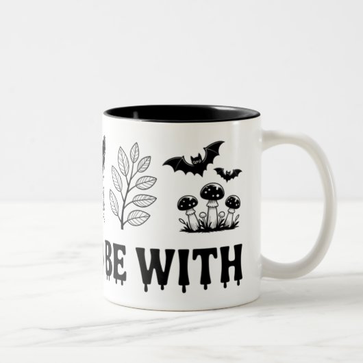 Fungi mit Tasse | Funny Mushroom Coffee Cup (Rechts)