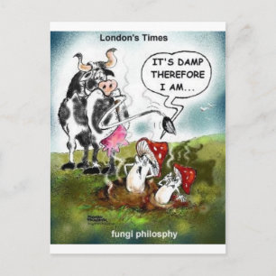 Fungi Philosophie Funny Gifts T-Shirts & Sammlerst Postkarte