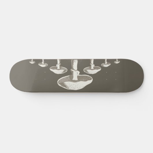 Fungi Popart Skateboard (Horizontal)