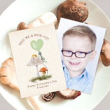 Fungi Pun Mushroom School Valentine Foto