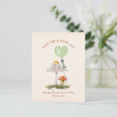 Fungi Pun Pilzsaal Valentine Postkarte (Stehend Vorderseite)