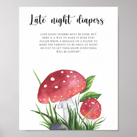 Fungi - Spätes Nachttauchspiel Poster (Vorne)