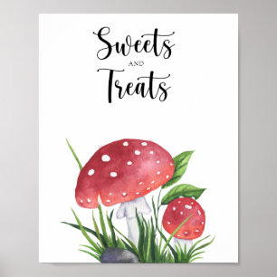 Fungi - Süßigkeiten und Leckereien Babydusche Poster