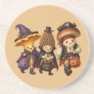 Fungi Trio Halloween Getränkeuntersetzer