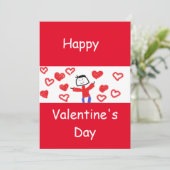 Fungi Valentines Card Einladung (Stehend Vorderseite)