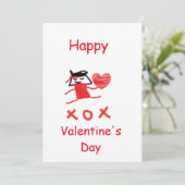 Fungi Valentines Card Einladung (Stehend Vorderseite)