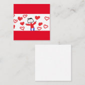 Fungi Valentines Note Card Mitteilungskarte (Vorne/Hinten)