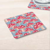 Fungi zu den Party-Untersetzer Rechteckiger Pappuntersetzer (angewinkelt)