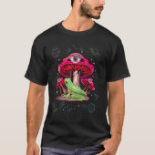 Fungus Magic Psilocybin Mushrooms Frog The Univers T-Shirt (Vorderseite)