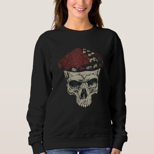 Fungus Magic Psilocybin Mushrooms Skull Face Hippi Sweatshirt (Vorderseite)