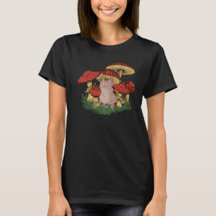 Fungus Magic Psilocybin Pilze Katze Hippie T-Shirt