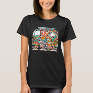 Fungus Magic Psilocybin Pilze Vintage Hippie T-Shirt