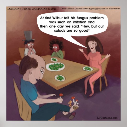 FunGuy mit ToedStools Funny Poster (Vorne)